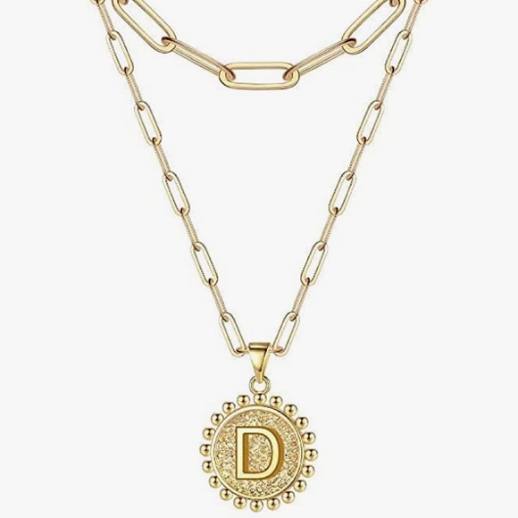 A-Z initial necklaces (GOLD) - Picture 5 of 10